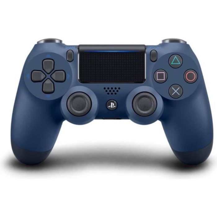 Manette PS4 DualShock 4.0 V2 Midnight Blue - PlayStation Officiel - Sony