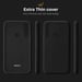 Moozy Minimalist Series Coque en silicone pour Huawei P Smart Z et Honor 9X, noir - Finition mate fine et souple en TPU