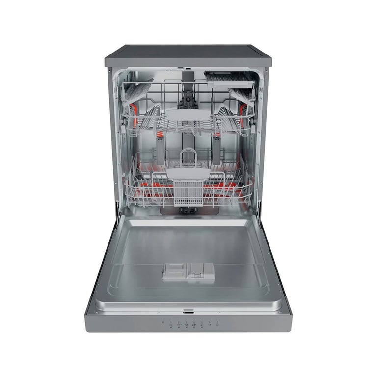 Lave vaisselle Hotpoint HFC3C41CWX 14 Couverts en acier inoxydable - vue 4
