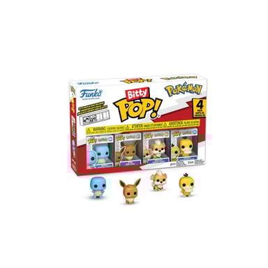 Pack 4 Figurines Funko Bitty Pop Pokémon Squirtle