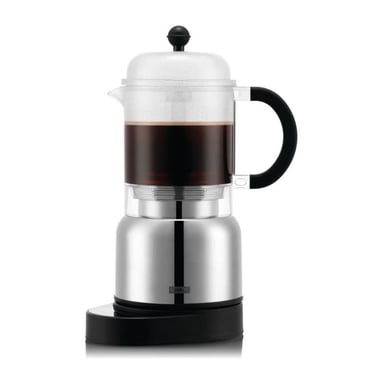 Bodum Cafetière espresso électrique - CHAMBORD 12099-16EURO - Programmable - Wifi avec application - 035 L Gris - vue 4