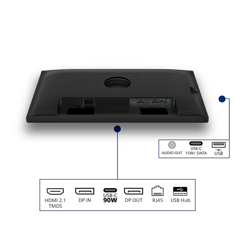 Philips 24B2U3601 écran plat de PC 60 5 cm 23.8 2560 x 1440 pixels Quad HD LCD Neuf - vue 2