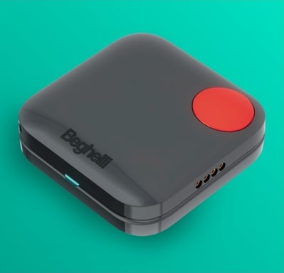 Tracker Beghelli Salvalavita Pocket GSM Personale Nero