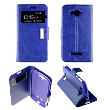 Etui Folio Bleu compatible Alcatel One Touch Pop C7