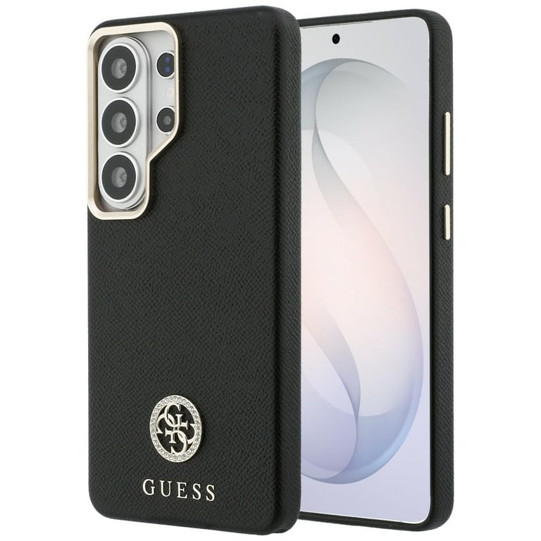 Guess Coque Rhinestone Round Logo MagSafe pour Samsung Galaxy S26 Ultra