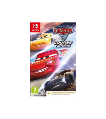 CARS 3 Jeu Switch - Code de téléchargement