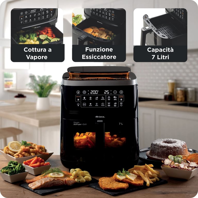 Ariete 463600 Unique 7 Autonome Friteuse d'air chaud Neuf - vue 2