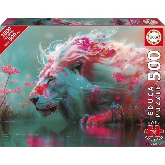 Puzzle EDUCA Roi des Fleurs 500 pièces Thème paysage Pour adultes Mixte - vue 6