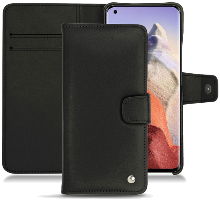 Housse cuir Xiaomi Mi 11 Ultra - Rabat horizontal portefeuilleNoir