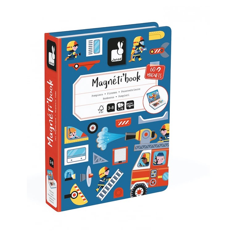 Magneti Book sur les Pompiers - Apprentissage Amusant et Créatif - Neuf