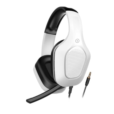 Casque stéréo filaire Muvit H102 pour Playstation 5 Blanc et noir