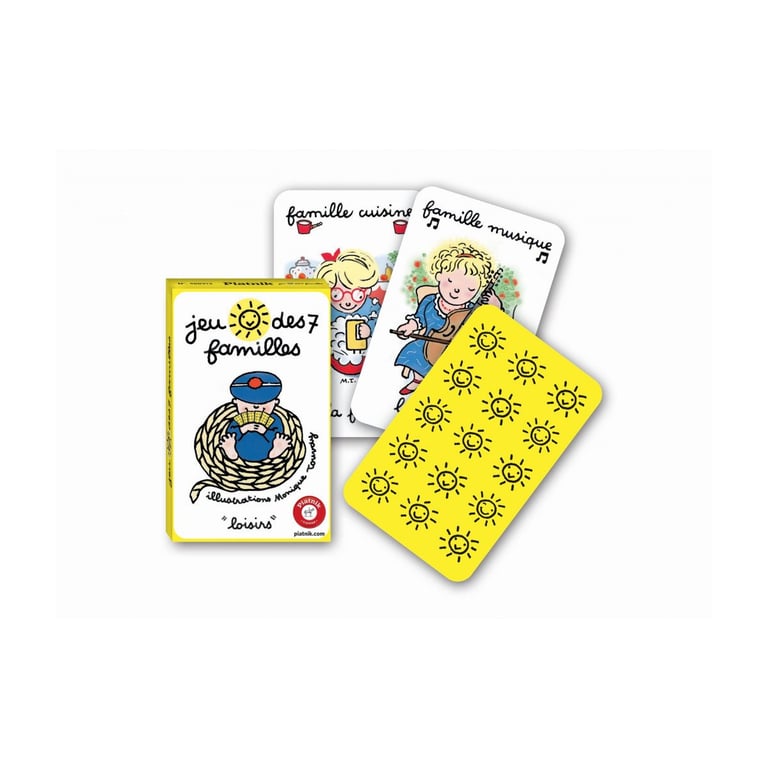 Piatnik Jeu De 7 Familles Loisirs 10x6,5x1,5 Cm 0,07 Kg Multicolor Autres