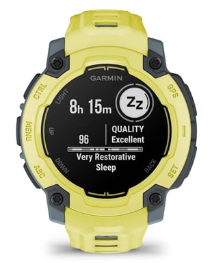 Garmin Instinct E 2,29 cm (0.9'') MIP 45 mm Numérique 176 x 176 pixels Citron vert GPS (satellite)
