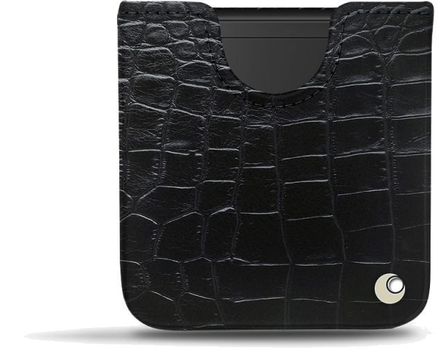 Pochette cuir Samsung Galaxy Z Flip - PochetteNoir