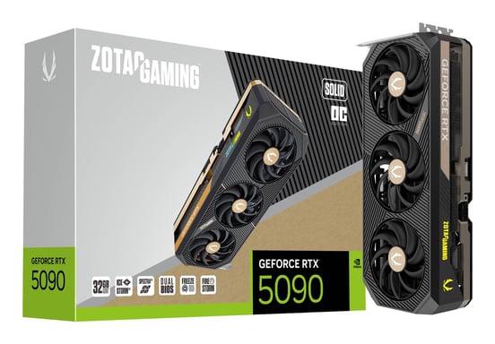 Zotac Gaming GeForce RTX 5090 Solid OC 32GB GDDR7 PCIE 5.0 X16 ZT-B50900J-10P