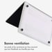 imoshion Coque Laptop pour Apple MacBook Pro 13 pouces (2020 / 2022) - Transparent