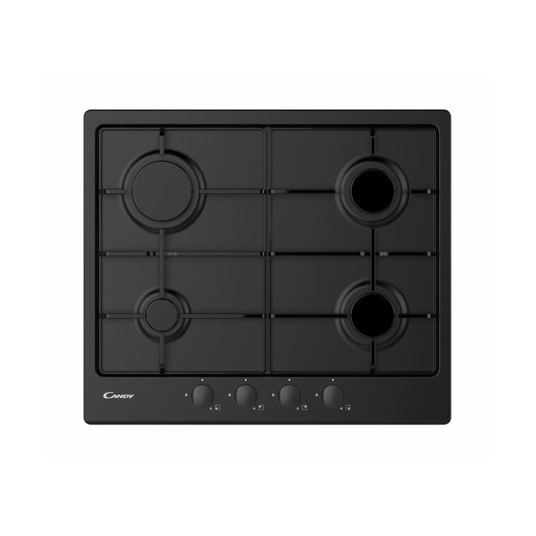 Table De Cuisson Gaz Candy CHW6BRBB – 4 Foyers, 7000 W, Noir - vue 2