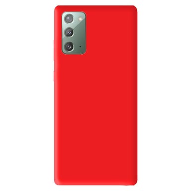 Funda de silicona roja mate para Samsung Galaxy Note 20