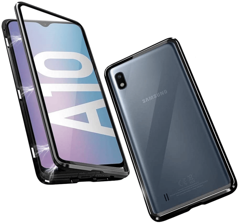 Coque Verre Trempe pour SAMSUNG Galaxy A10 Magnetique Transparente Protection Integrale