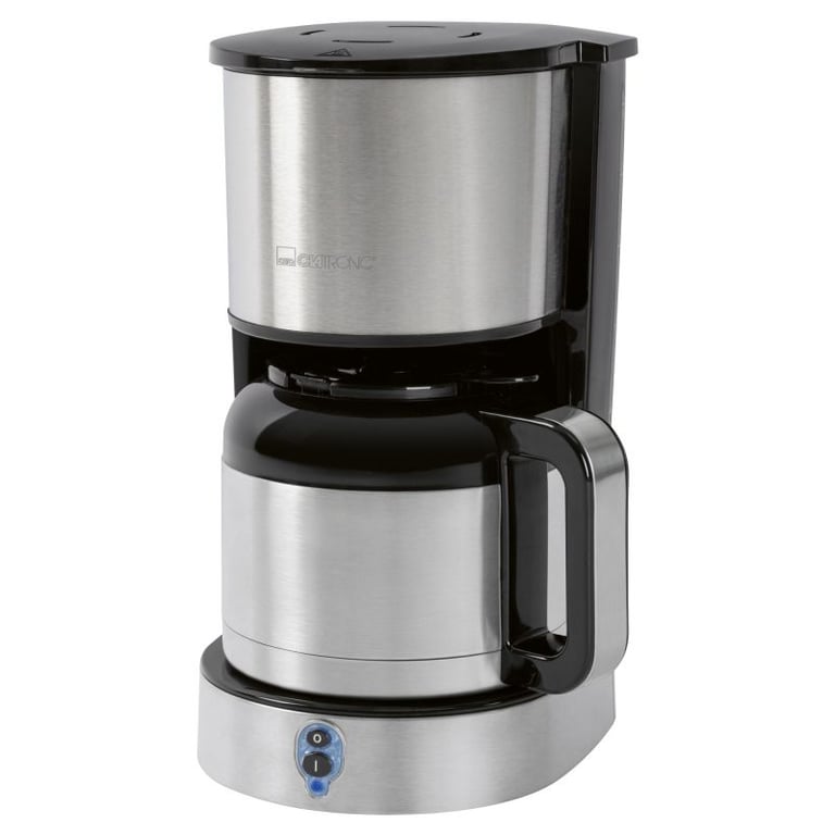 Clatronic KA 3805 Edelstahl schwarz Cafetière acier inoxydable Nombre de tasse=10 verseuse thermofuge - vue 2