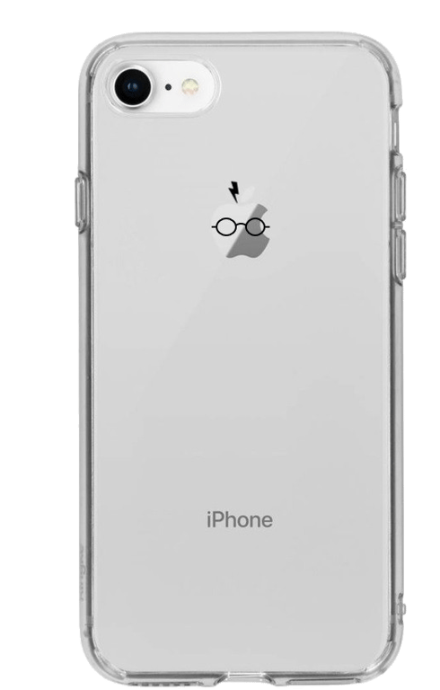 Pack Protection pour IPHONE SE 2020 (Coque Silicone Harry Potter + Film Verre Trempe) Fun APPLE