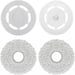 Lot de 2 Supports et Serpillières de Remplacement Compatibles avec Ecovacs Deebot T20 Omni & T20 PRO