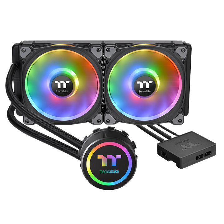 Thermaltake Floe DX RGB 280 Premium Edition Système de refroidissement liquide de processeur Taille de radiateur : 280 mm pour : LGA775 LGA1156 AM2 AM2+ LGA1366 AM3 LGA1155 AM3+... - vue 2