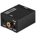 Convertidor de audio digital a analógico DAC Convertidor óptico a RCA Convertidor L/R