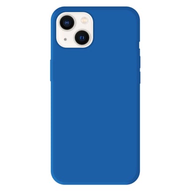Coque silicone unie Mat Bleu compatible Apple iPhone 13