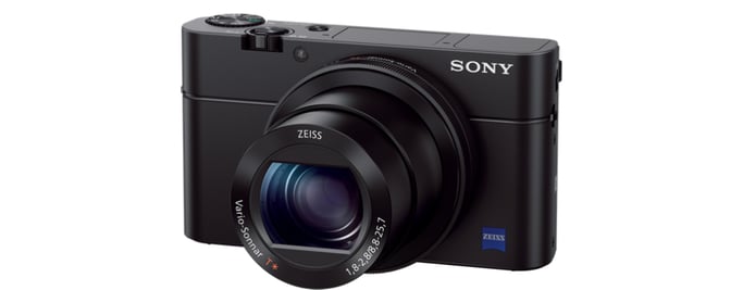 Sony Cyber-shot DSC-RX100M3 Cámara compacta negra con visor electrónico y sensor CMOS apilado de 20,1 megapíxeles