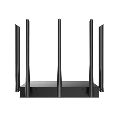Tenda W30E AX3000 router inalámbrico Gigabit Ethernet Doble banda (2,4 GHz / 5 GHz) Negro