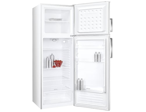 Frigorífico CANDY CDH1S617EWH - 2 puertas - 304 L - Refrigeración estática - Iluminación LED - Congelador 75 L - Descongelación manual - Estantes de cristal - Acabado blanco