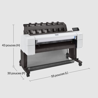 HP Designjet Impresora T1600 PostScript de 36 pulgadas