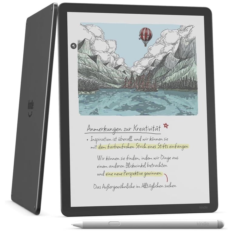 Liseuse AMAZON Kindle Scribe Colorsoft 2026 Écran couleur 11 Effet papier Éclairage avant - vue 3