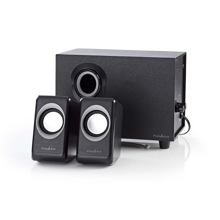 Nedis CSPR10021BK set d'enceintes PC 2.1 canaux Neuf - vue 2