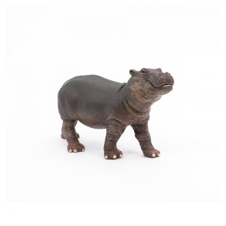 Figurine Bébé Hippopotame Réaliste Décoration Enfant Neuf