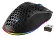 DELTACO GAMING - DM220 - Mouse ottico da gioco senza fili 4800 DPI, 1000 Hz, ultra leggero, RGB, 7 pulsanti