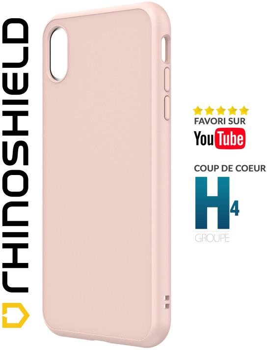 Coque Solidsuit Pour Iphone Xs Max - Rose Poudré