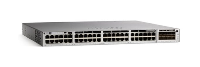 Cisco Catalyst C9300-48UXM-A commutateur réseau Géré L2/L3 10G Ethernet (100/1000/10000) Connexion Ethernet, supportant l'alimentation via ce port (PoE) 1U Gris - Neuf
