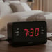 Radio-réveil Numérique LED AM / FM avec Projection Heure et Minuterie de Sommeil Noir