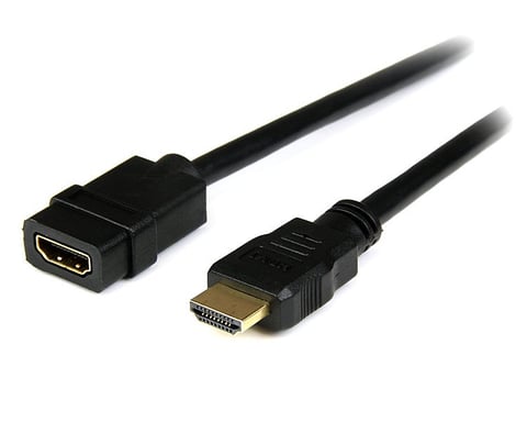 StarTech.com Cable de 2m Extensor HDMI - Cable HDMI Macho a Hembra - Cable Alargador HDMI 4K - Cable HDMI con Ethernet UHD 4K 30Hz Macho a Hembra - Ca