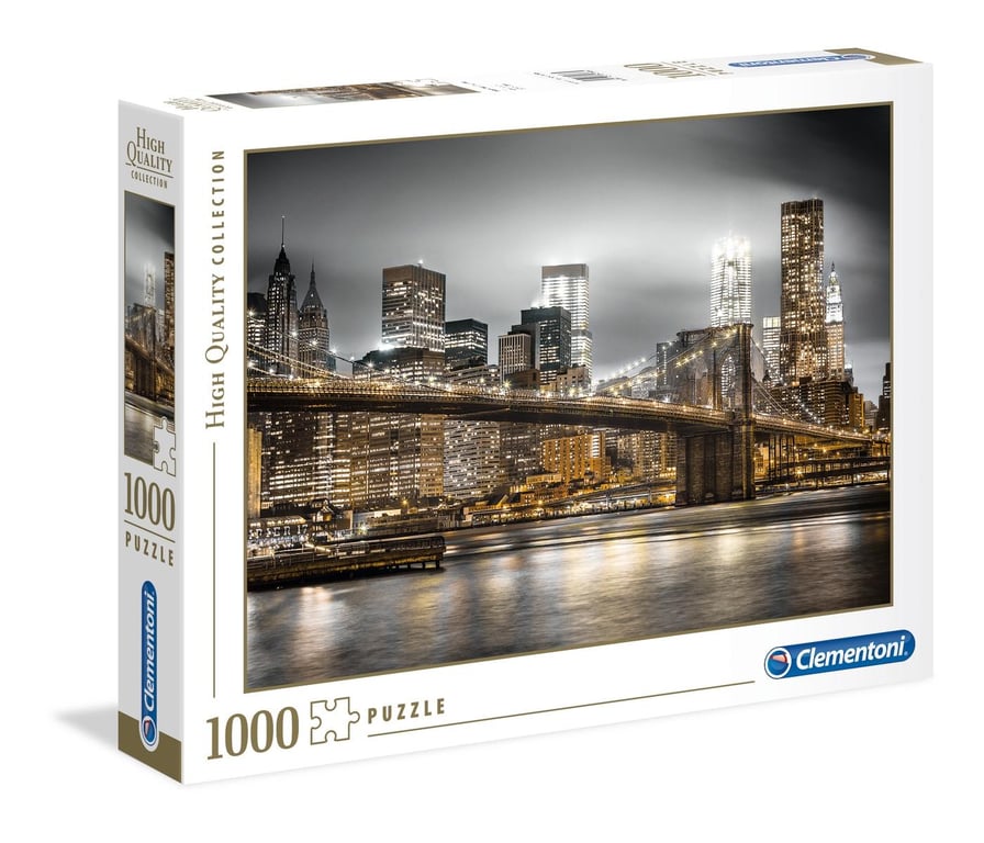 Puzzle 1000 pièces + poster : Horizon de New York Clementoni Puzzles - vue 4