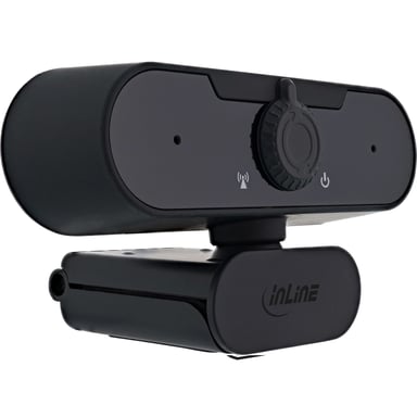 Webcam InLine 55364C: Risoluzione 1920x1080 USB 2.0 - Nero