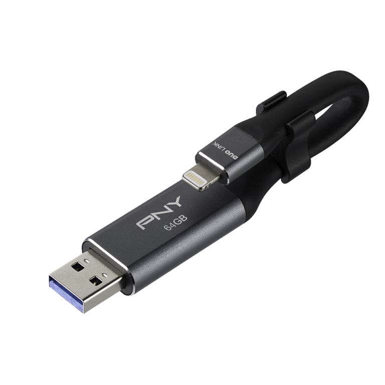 PNY Duo Link 3.0 lecteur USB flash USB Type A / Lightning 3.2 Gen 1 3.1 Gen 1 Neuf