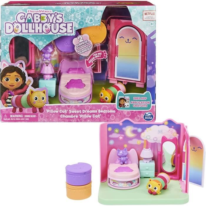 Gabby et la Maison magique - Playset Deluxe la Chambre de Polochat - 1 figurine + accessoires - Excellent état
