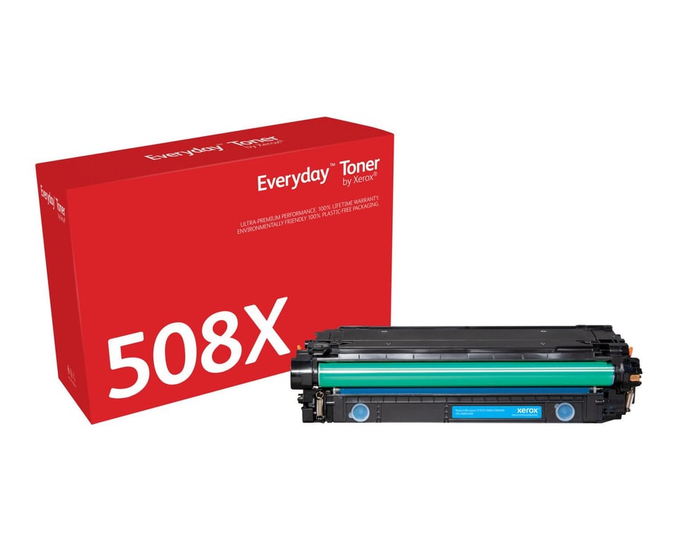 Xerox À rendement élevé cyan compatible cartouche de toner alternative pour : Canon CRG 040HC HP CF361X pour HP Color LaserJet Enterprise MFP M577 LaserJet Enterprise Flow MFP M577 - vue 2