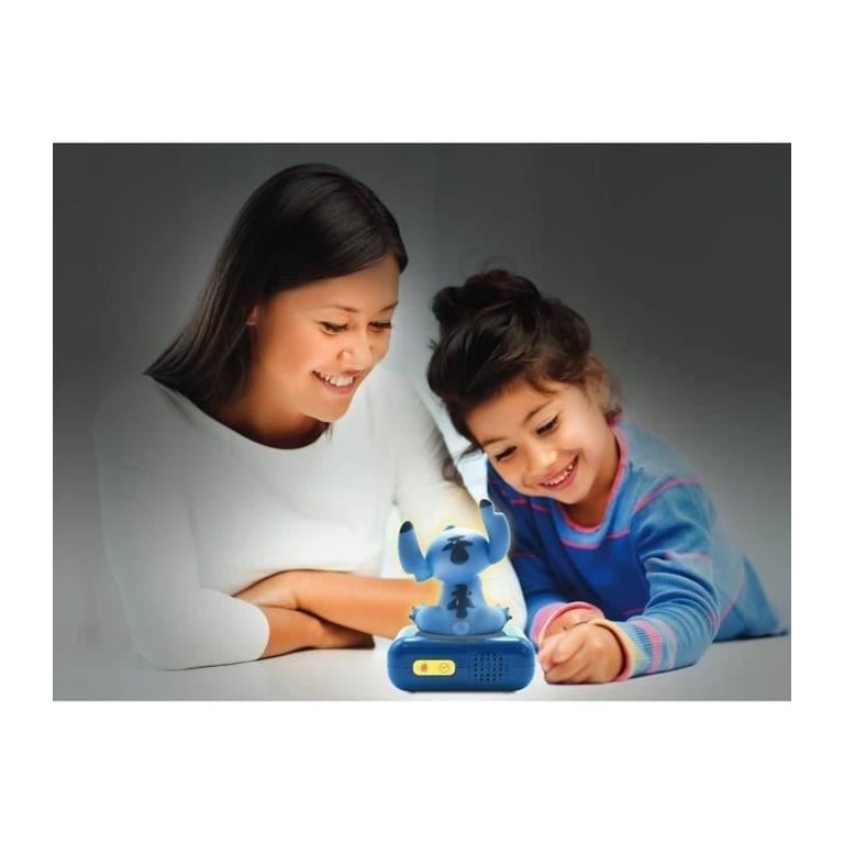 Radio Reveil Veilleuse 3d Stitch Lexibook - vue 3