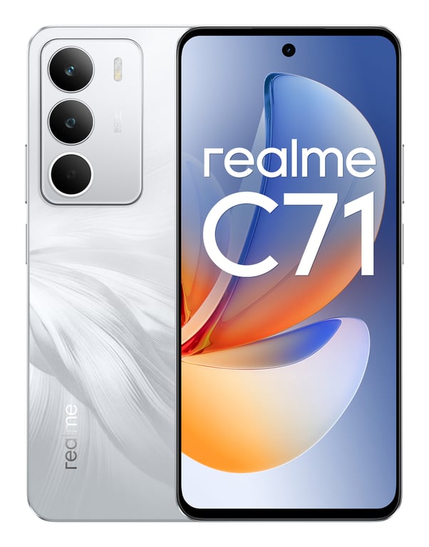realme C71 (4G) 256 Go, Blanc - Neuf