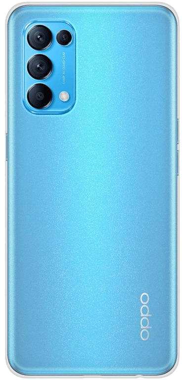 Coque silicone unie compatible Transparent Oppo Find X3 Lite