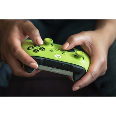 Mando inalámbrico Xbox Series de nueva generación - Voltio eléctrico - Amarillo - Xbox Series / Xbox One / PC Windows 10 - Amarillo